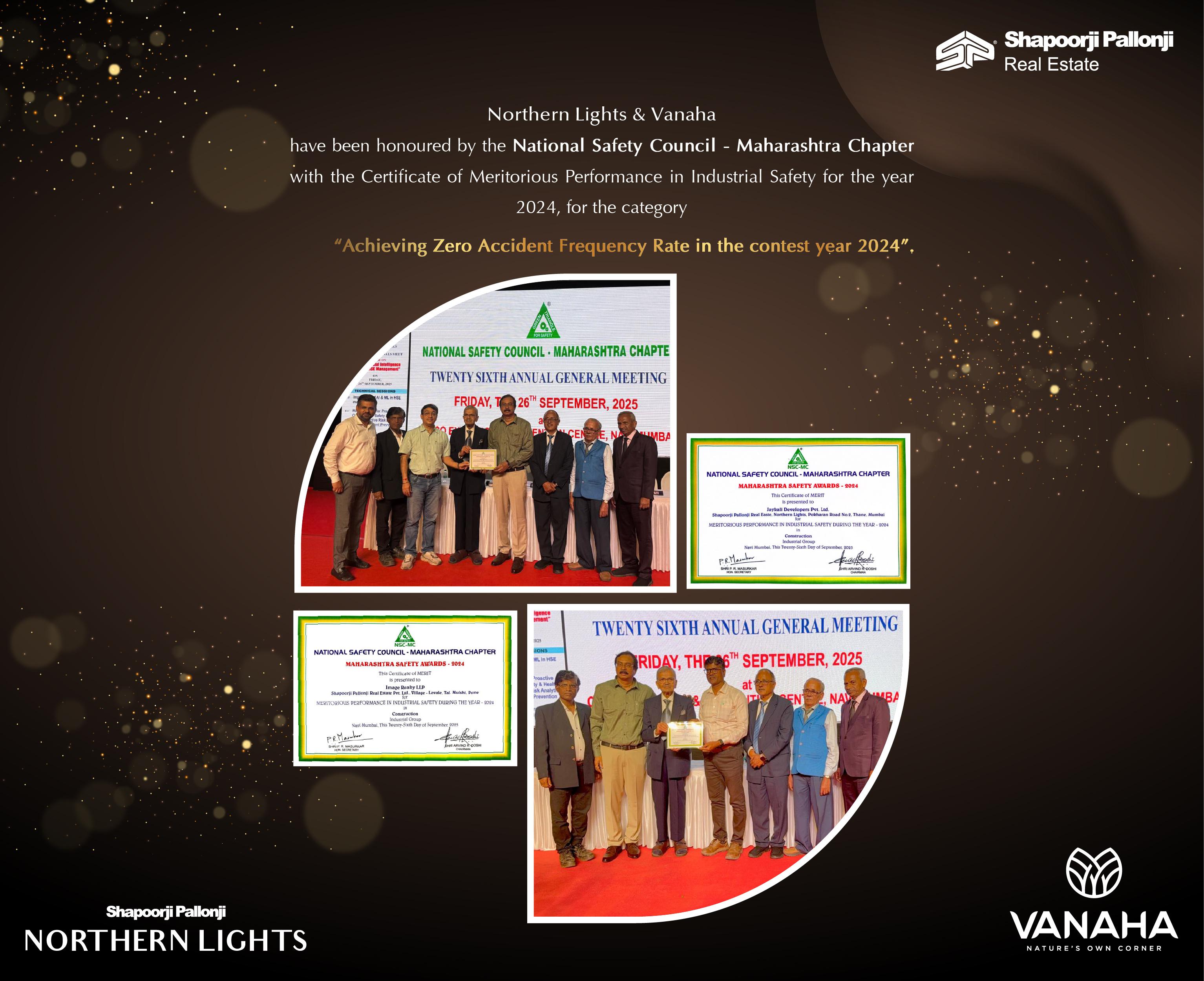 2024 Certificate of Meritorious Performance in Industrial Safety